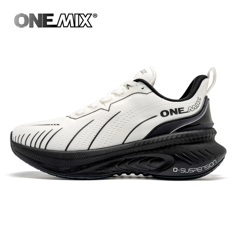 Reflective Night Running Shoes - Onemix novo amortecimento tênis de corrida