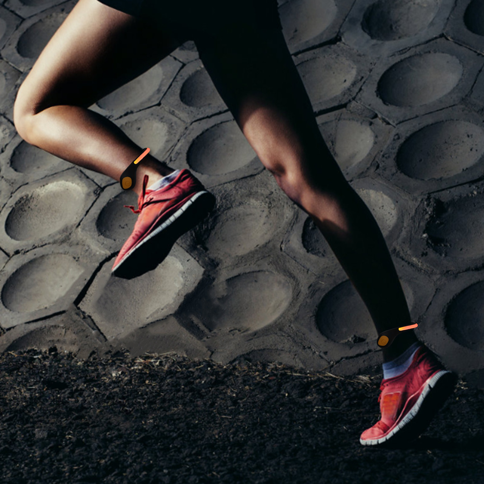 Reflective Night Running Shoes - 2 Peças de Clipe de Luz