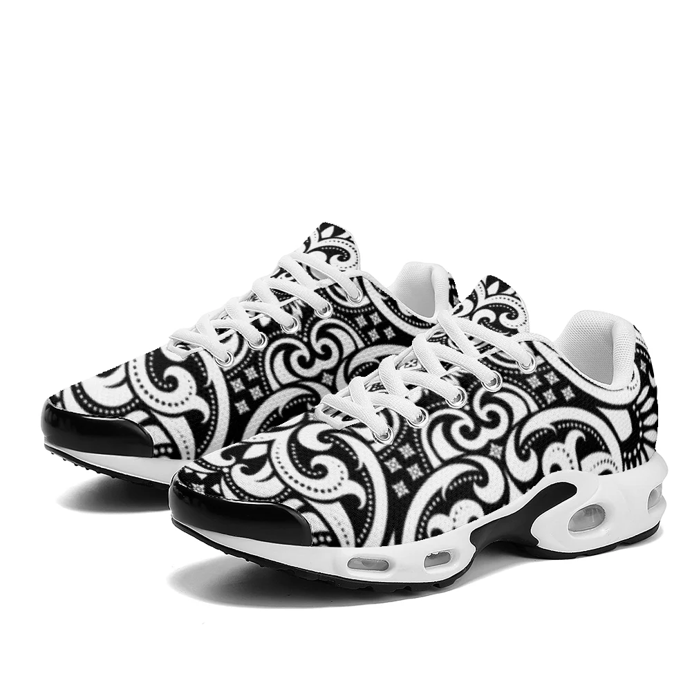 Breathable Mesh Athletic Shoes - Tênis esportivos casuais com amortecimento a