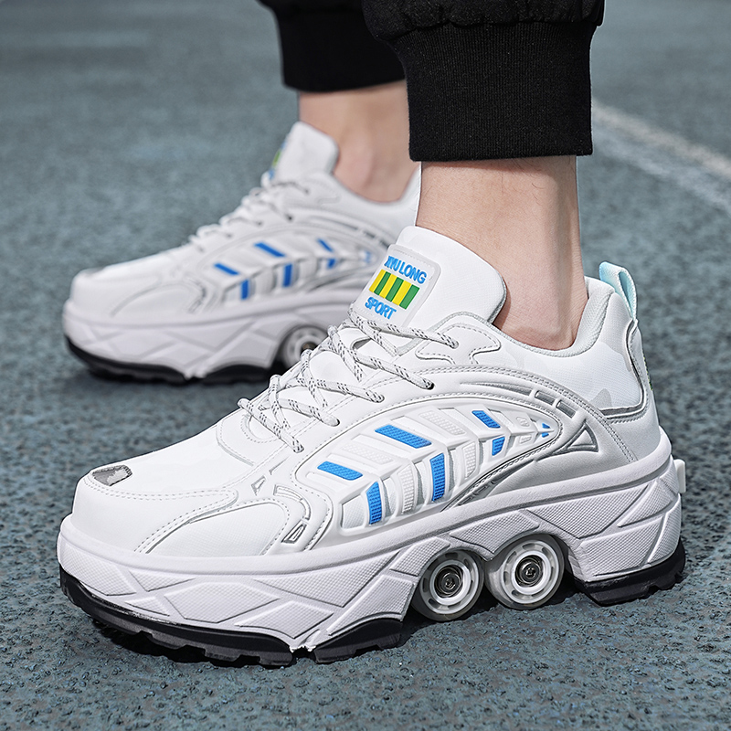 Running Shoes - Patins Unissex 2026 com Quatro Rodas