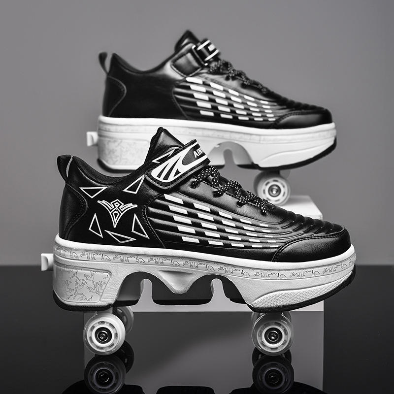 Running Shoes - Novos Patins de Rodas Retráteis com