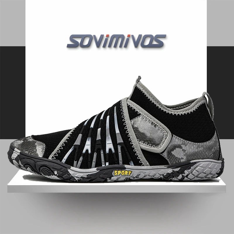 Wide Toe Box Running Sneakers - Homens sapatos descalços zero gota minimalista