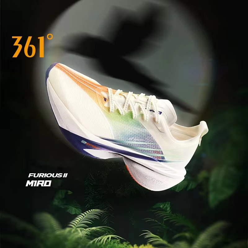 Carbon Plate Marathon Racing Shoes - 361 graus furioso 2.0 das mulheres
