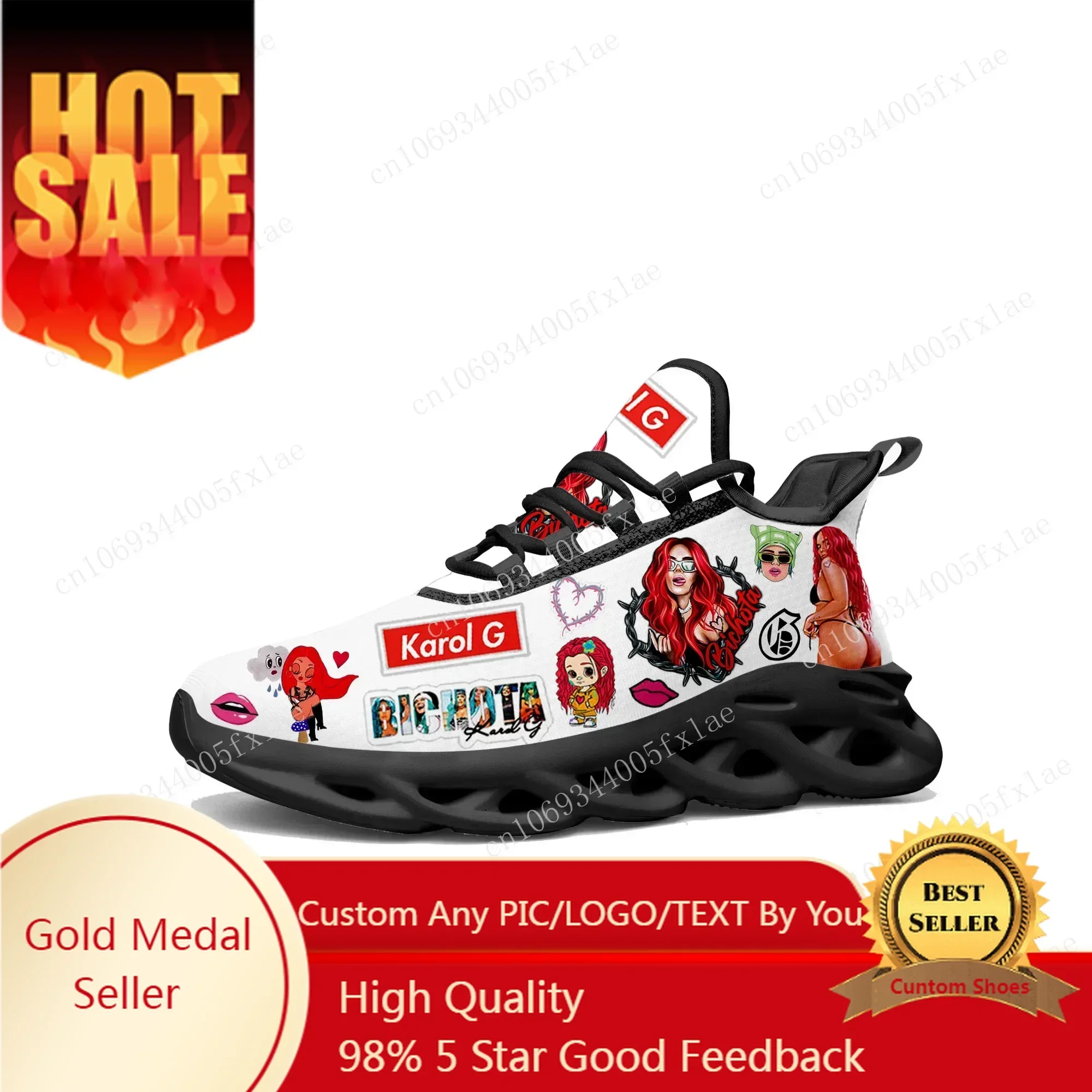 Running Shoes - Tênis Karol G Bichota Flats para