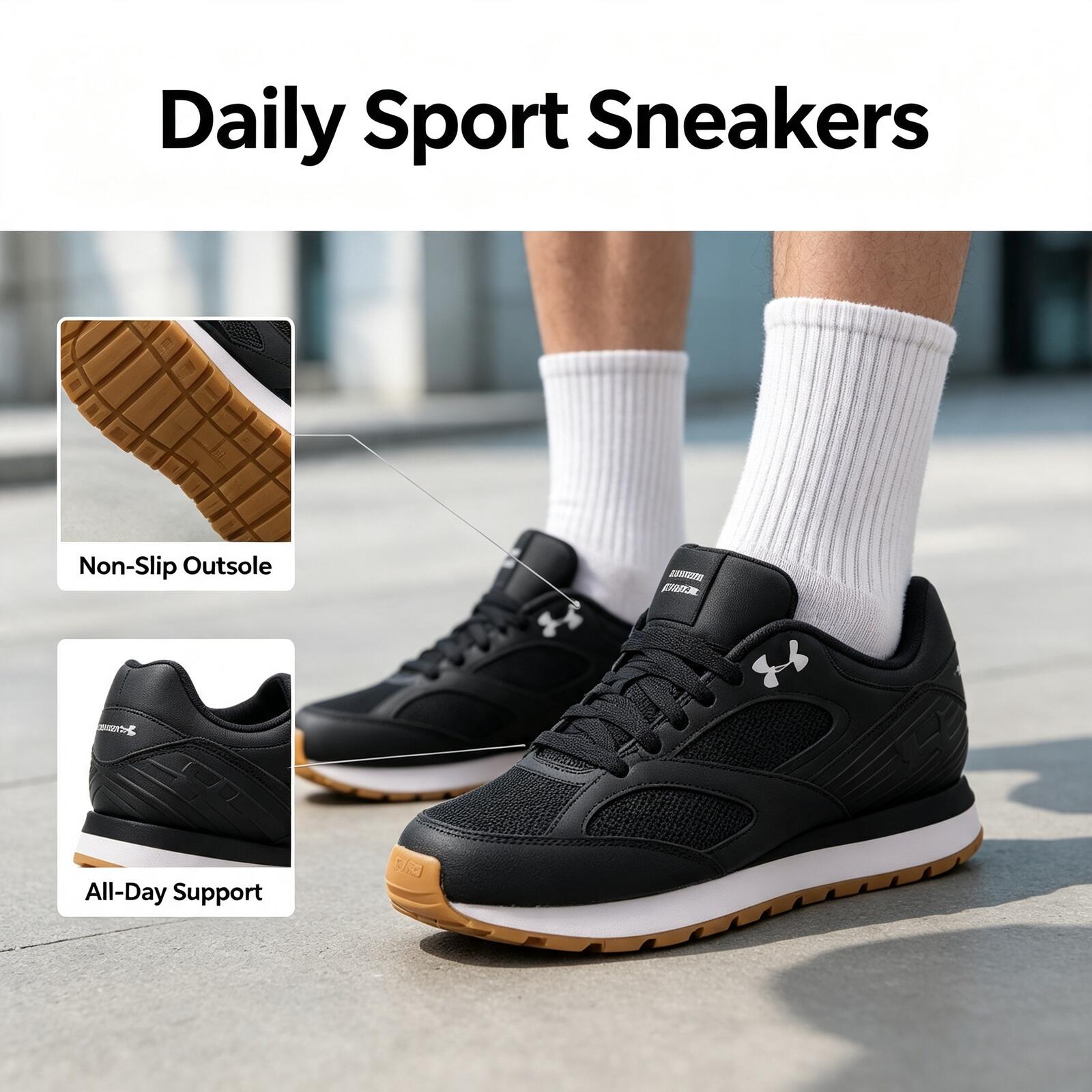 Air Cushion Jogger Shoes Men - Tênis de corrida Under Armour Jogger