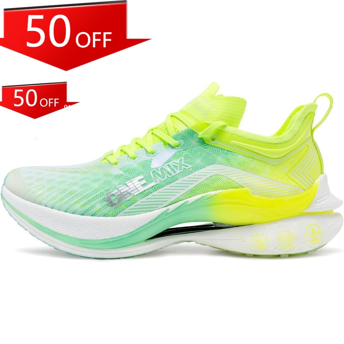 Carbon Plate Marathon Racing Shoes - Tênis de Corrida ONEMIX T700 com