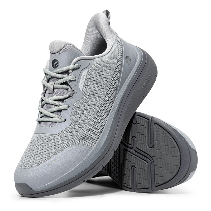 Breathable Mesh Athletic Shoes - Tênis Fitville Wide Fit para Caminhada