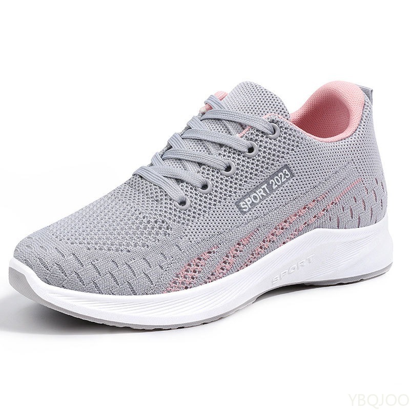 Tênis Femininos Leves e Casuai - Breathable Mesh Athletic Shoes avaliação e preço