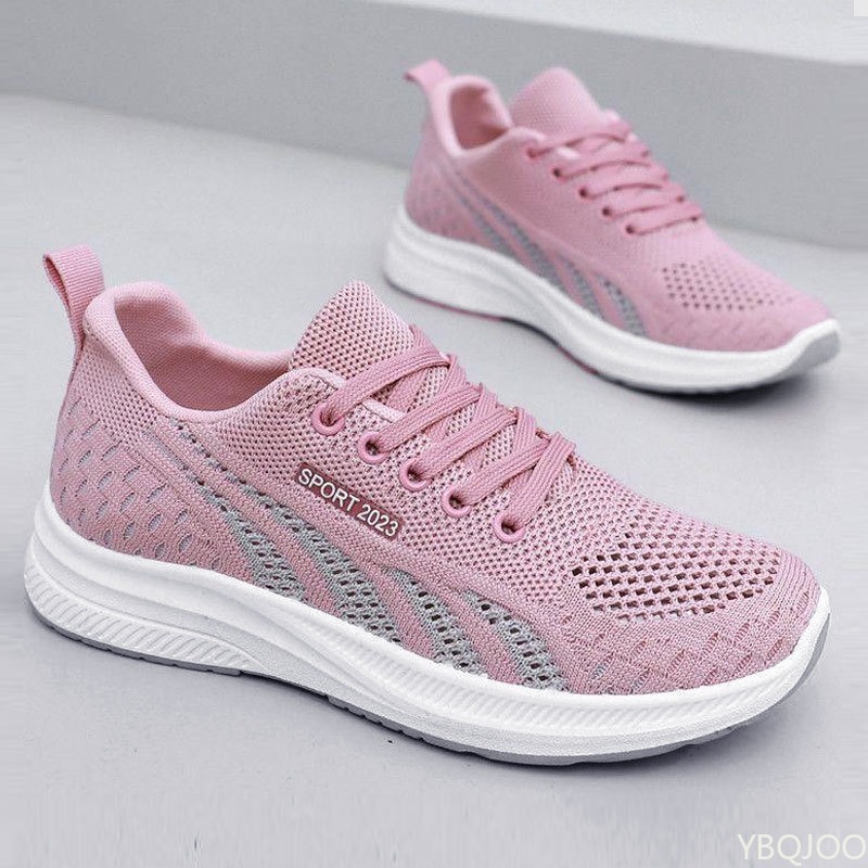 Tênis Femininos Leves e Casuai - Breathable Mesh Athletic Shoes avaliação e preço
