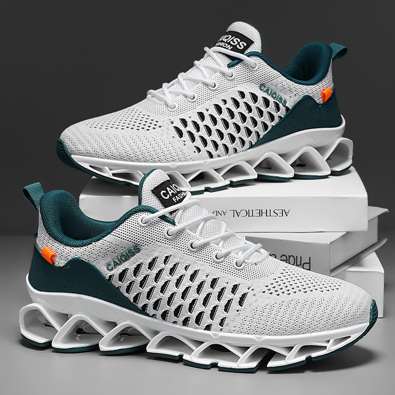Tênis Casuais Masculinos com A - Shock Absorbing Gym Trainers avaliação e preço