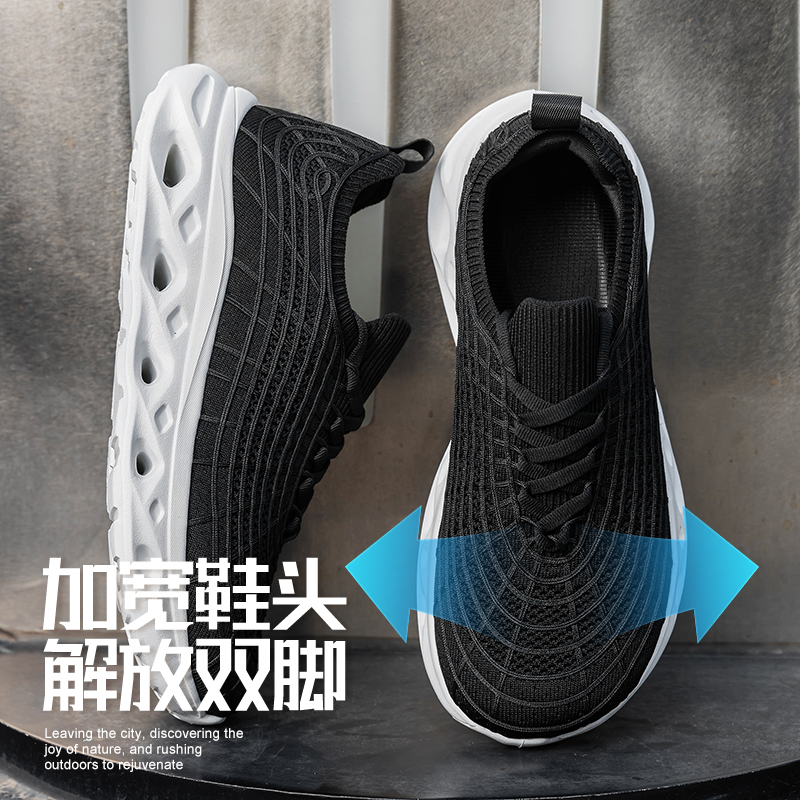 Tênis Casual Masculino Plus Si - Wide Toe Box Running Sneakers avaliação e preço