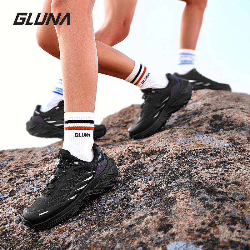 GLUNA Tênis de corrida à prova - Anti Slip Trail Running Sneakers avaliação e preço