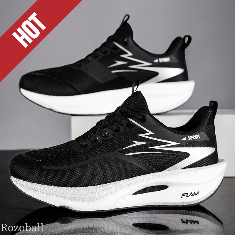 Tênis de Corrida com Placa de  - Breathable Mesh Athletic Shoes avaliação e preço