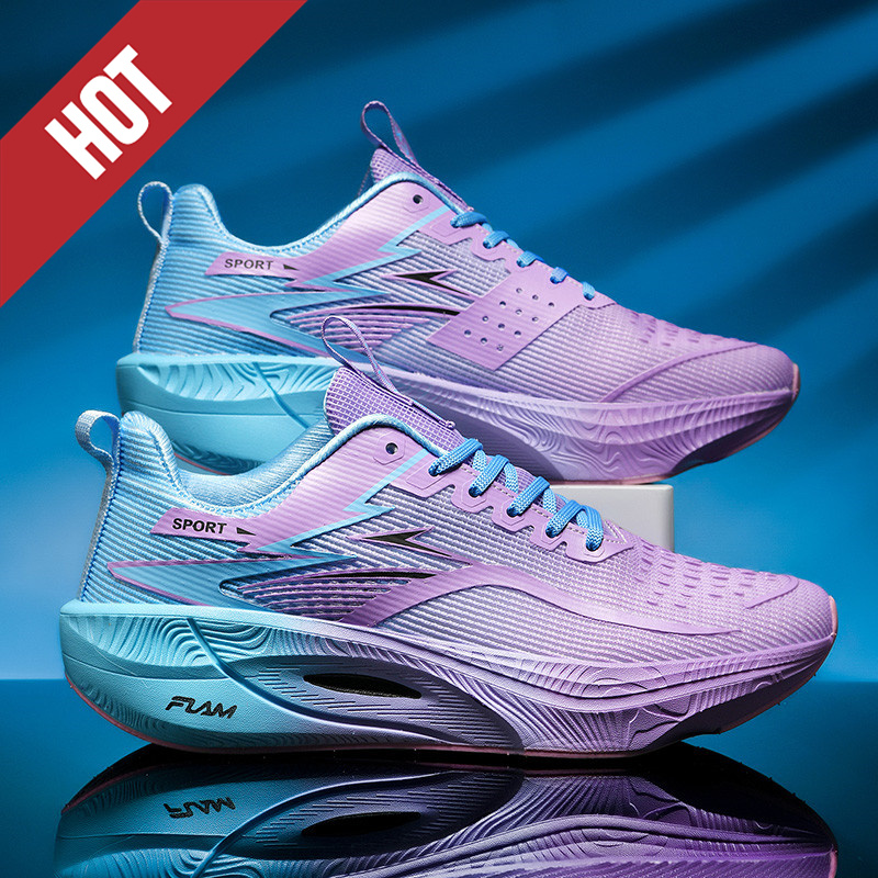 Tênis de Corrida com Placa de  - Breathable Mesh Athletic Shoes avaliação e preço