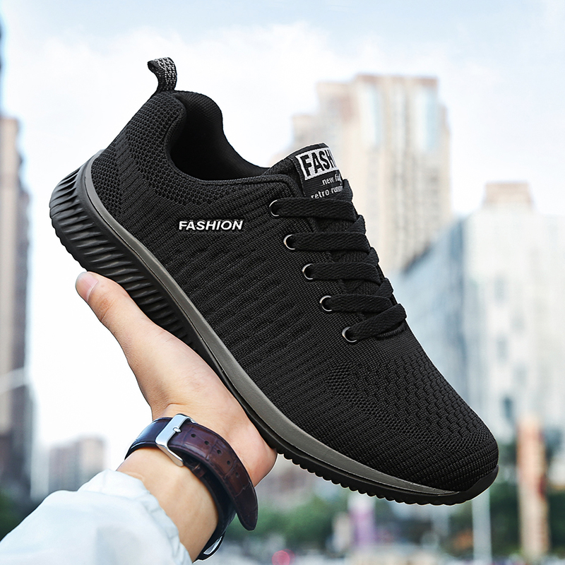 YRZL-Sapatos esportivos respir - Knit Fabric Lace Up Sneakers avaliação e preço