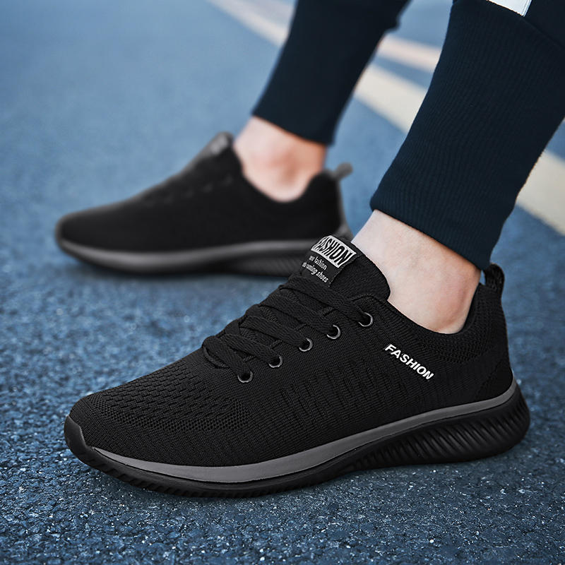 YRZL-Sapatos esportivos respir - Knit Fabric Lace Up Sneakers avaliação e preço