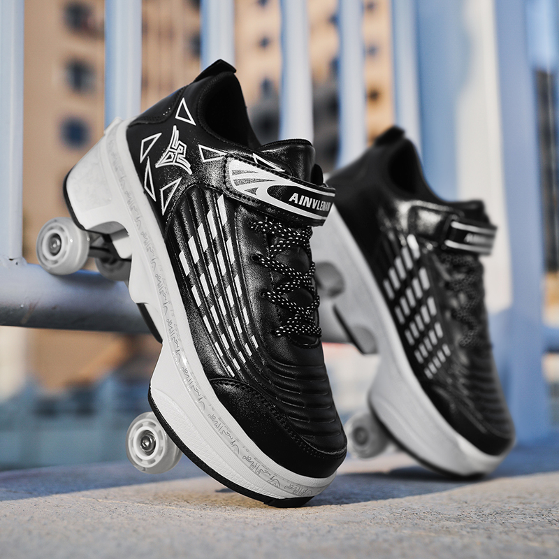 Novos Patins de Rodas Retrátei - Running Shoes avaliação e preço