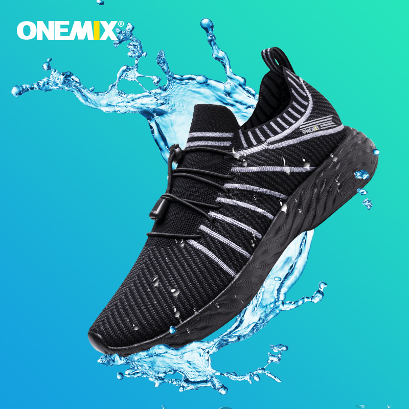 Onemix tênis de corrida preto  - Waterproof Goretex Running Shoes avaliação e preço