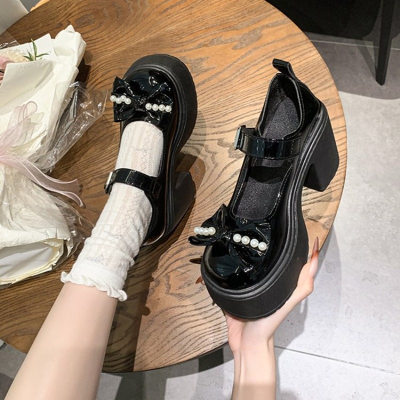 Sapatos Lolita 2026 Pretos com - Heels avaliação e preço