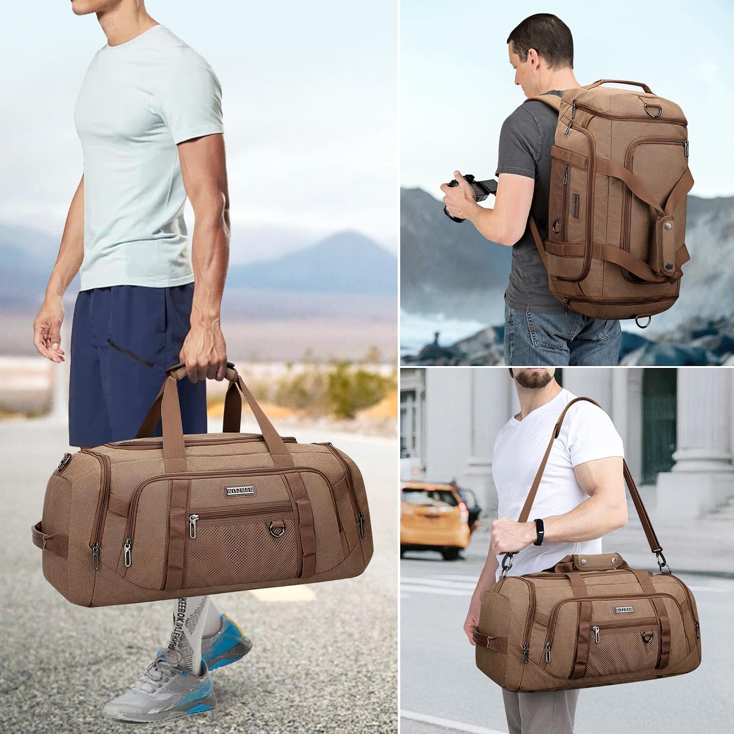 Bolsa de Lona para Homens 3 em - Men'S Shoes avaliação e preço