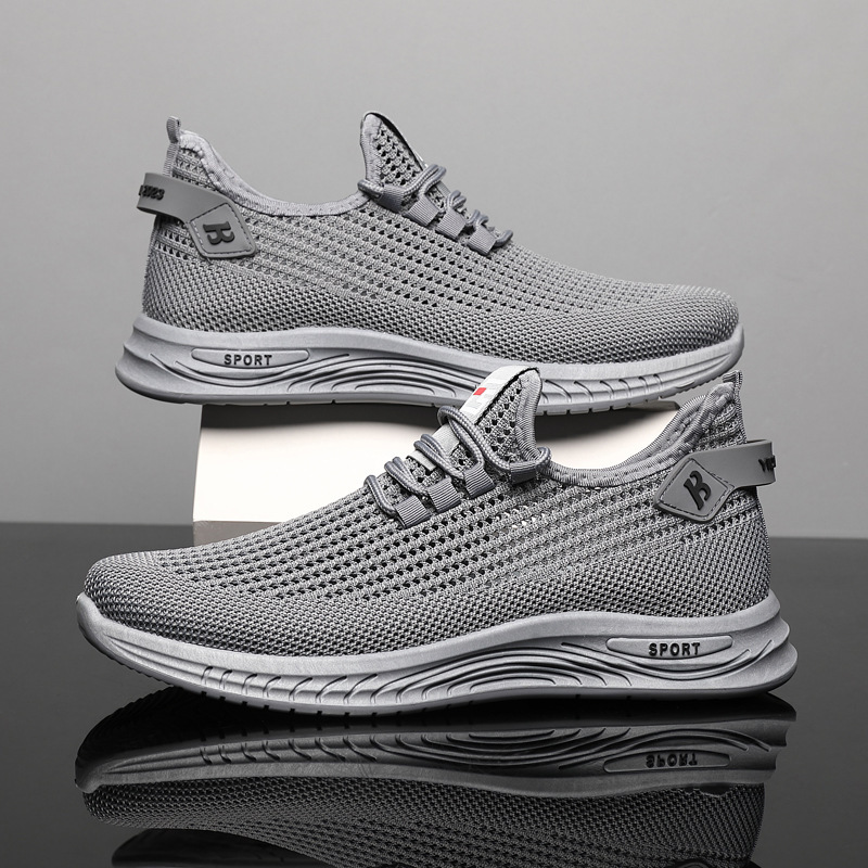 Tênis Leves de Malha para Home - Shock Absorbing Gym Trainers avaliação e preço