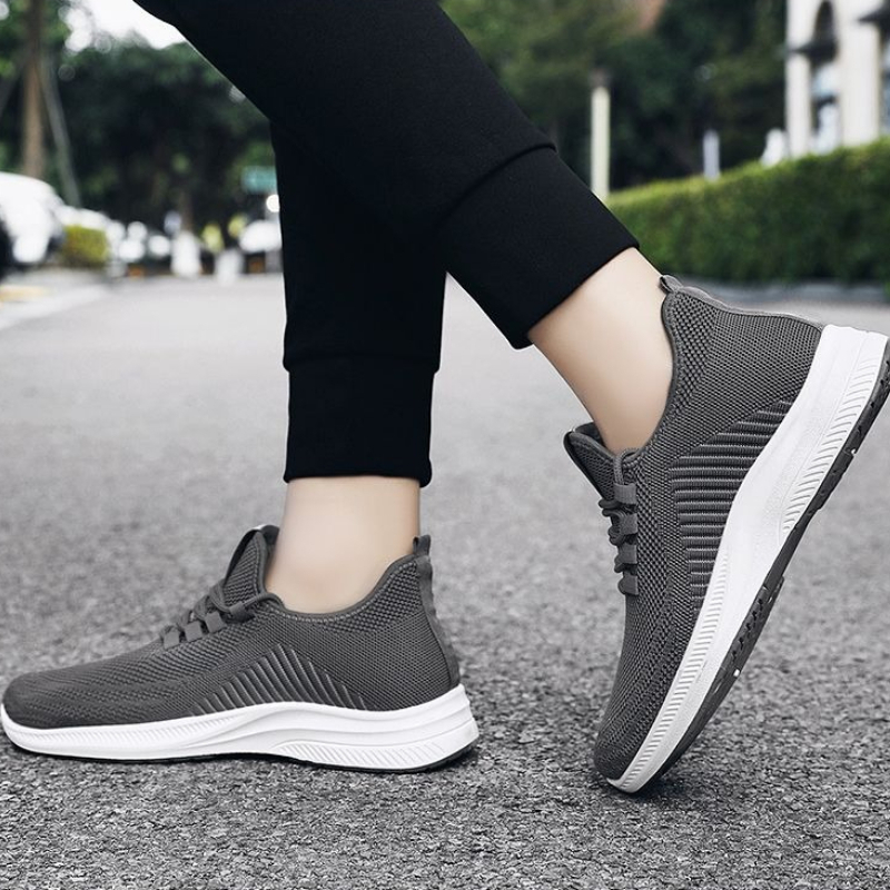 Tênis Masculino Respirável par - Breathable Mesh Athletic Shoes avaliação e preço