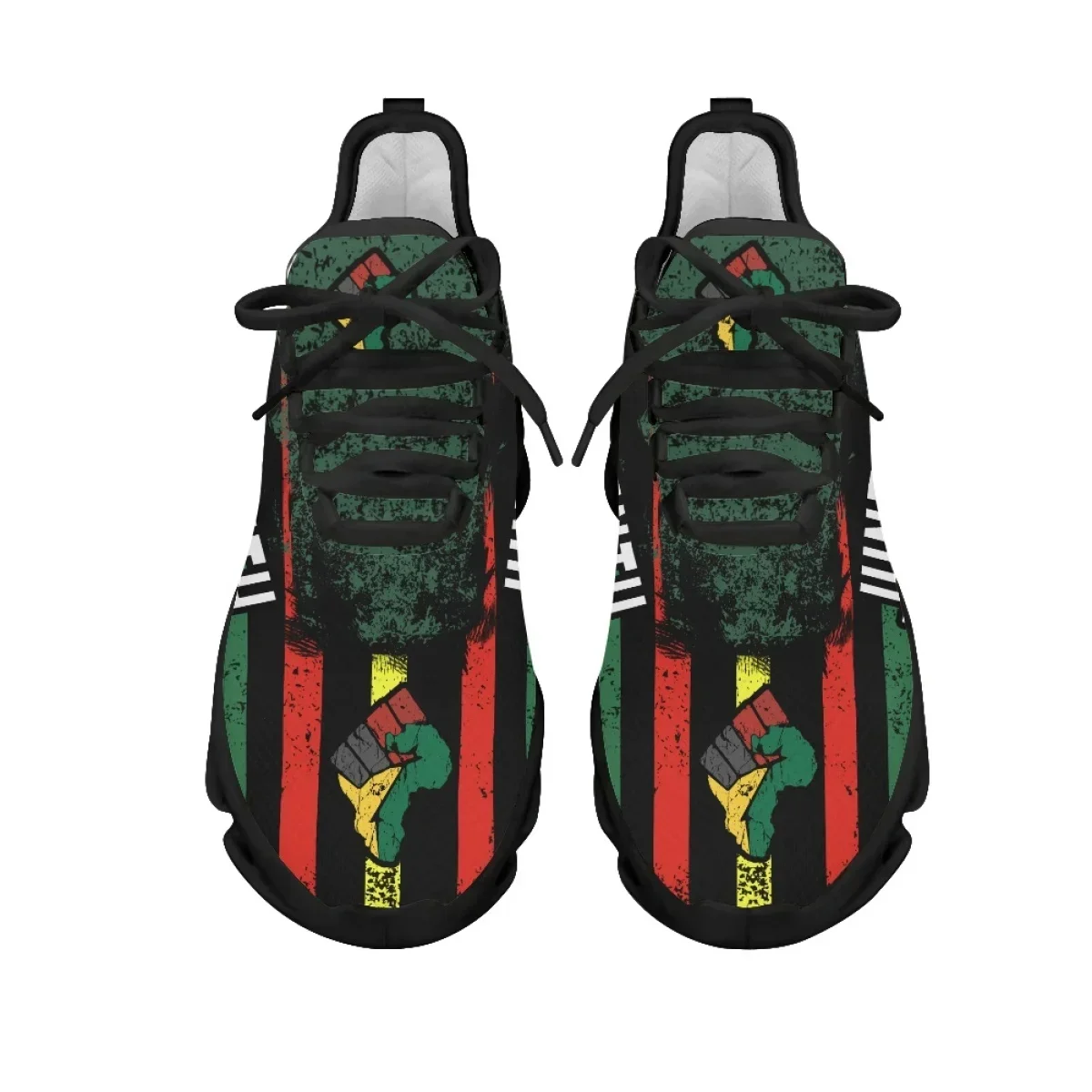 Juneteenth Peace and Love Prin - Breathable Mesh Athletic Shoes avaliação e preço